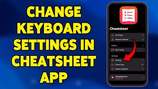 Download the video "How To Change Keyboard Settings In CheatSheet App 2025 | Customize Your Shortcut Experience"