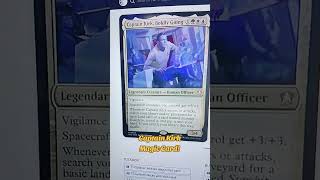 We have a Captain Kirk card!! #startrek #magicthegathering #mtgcommander #universesbeyond
