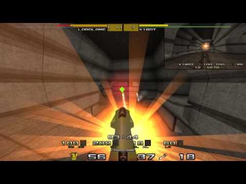 Thunderdome8: lordlame vs x1bot, map 2 (ztndm3) - QuakeWorld