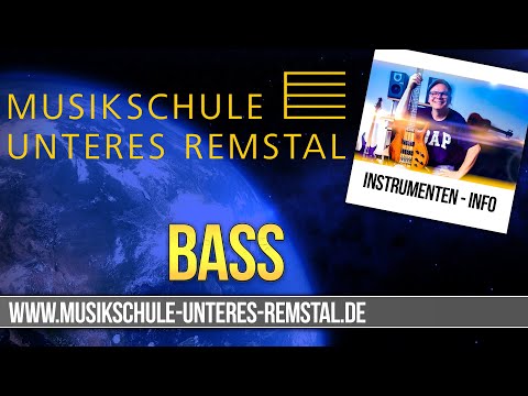 Instrumenten Information | Bass | Musikschule Unteres Remstal