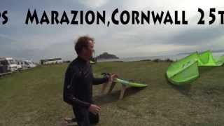 preview picture of video 'Pasty Cup kitesurf racing British Championships - promo 2013'