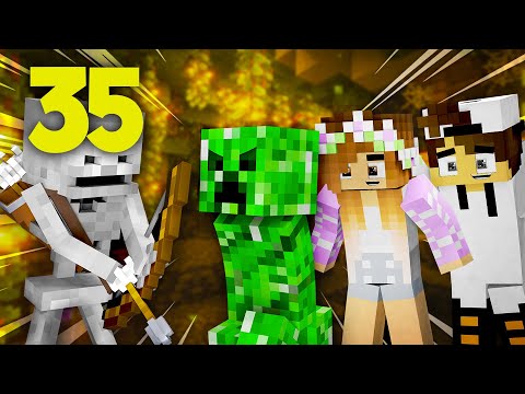 35 🟩 Let's have a SKELETON KILL a CREPER ⛏ Minecraft