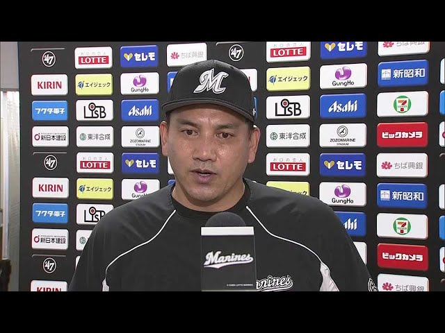 8月24日 マリーンズ・井口資仁監督 試合後インタビュー