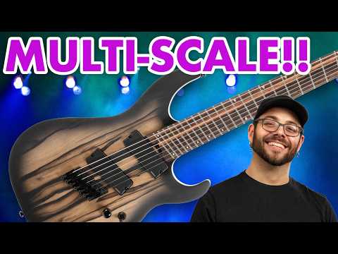 Cort KX507MS Pale Moon 7-String Multi-Scale Electric Guitar | Fishman Fluence, Fanned Frets, Ebony Fretboard image 9