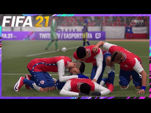 FIFA 21 | Chile vs. Colombia | World Cup Qualifiers | at Julio Martinez National Stadium