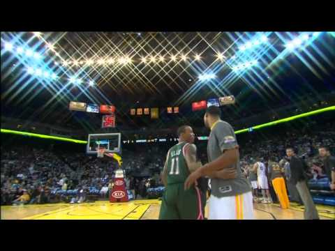 03/16/12 Monta Ellis first return to Oracle Arena as a Bucks HD