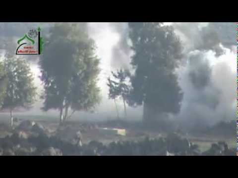 استهداف سيارة تنقل عدد من ضباط بعبوة ناسفة من قبل لواء الفرقان في ريف دمشق