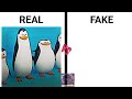 real vs fake 😱😱😱😱 penguin in Madagaskar #funny #madagascar #memes #memesdaily #memesvideo #memesvide