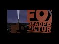 Fox Deadpool Pictures Logo 21th Century Blackouts Style