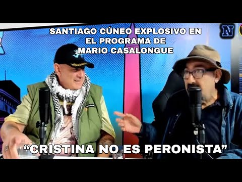 Santiago Cúneo explosivo en el programa de Mario Casalongue