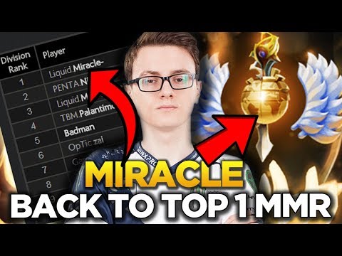 Miracle- back to TOP-1 MMR in the World! New Seasonal Ranked Divine Dota 2