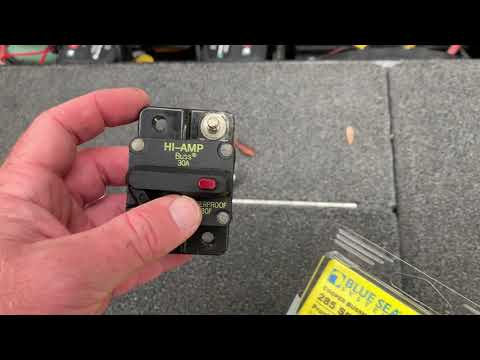 Bass Boat 30 Amp Circuit Breaker Replacement