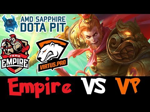 YOUNG GENIUS VP.Ramzes666 Plays Monkey King - Team Empire vs Virtus.pro GAME1-  AMD DOTA 2