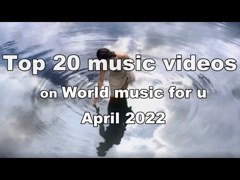 The top 20 music videos on world music for u (WM4u), April 2022