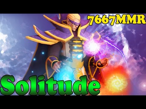 Dota 2 - Solitude Top 1 MMR Europe Plays Invoker - Ranked Match Gameplay!