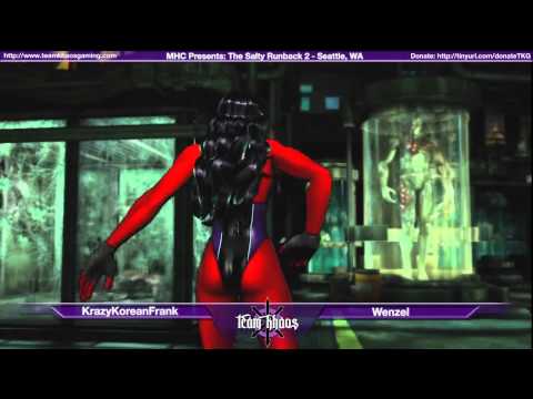 The Salty Runback 2 MvC3 Singles Top 8 - KrazyKoreanFrank vs Wenzel Losers Top 8 #1