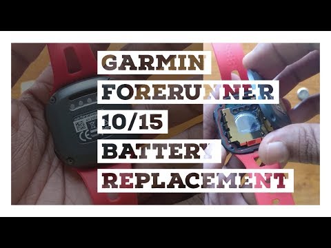 Garmin Forerunner 10/15 Cheap Battery Replacement [Guide]