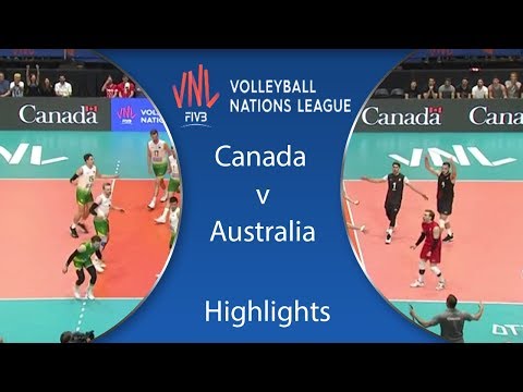 ملخص | أستراليا وكندا |  Canada v Australia | Highlights | Week 3 | VolleyBall Nations League 2018