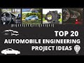 Automobile Engineering Project Ideas | Top 20 Automobile Project Topics | Engineering Katta