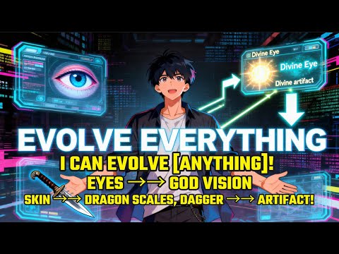 I Can Evolve [ANYTHING]! Eyes →→ God Vision, Skin →→ Dragon Scales, Dagger →→ Artifact!