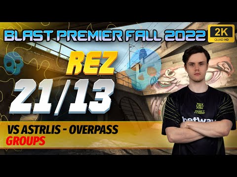 CSGO POV PLAYS - REZ (21/13) vs Astralis [Overpass] @ BLAST Premier Fall Groups 2022