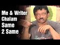 RGV Compares Himself With Writer Chalam Teenmaar News 04 04 2015