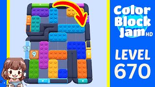 Soluzione del Livello 670 di Color Block Jam