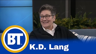 K.D Lang chats with us about her music career!