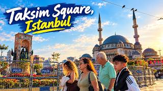 İstanbul Taksim Meydanı ve Camii Atmosferi | Şehrin Canlı Kalbi