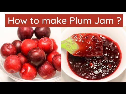 Plum Jam Recipe | Easy Homemade Jam without Pectin | 3 ingredients only