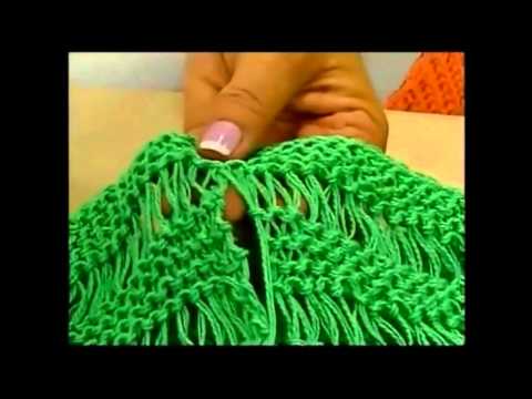 Tricot blusa com Bicos Parte 2