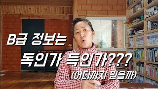 유튜브 B급 정보는 독일까 득일까. 어디까지 믿을까