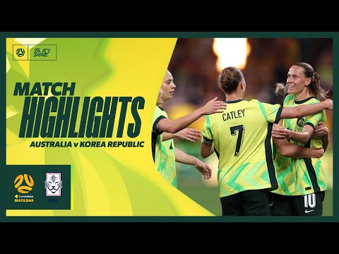 CommBank Matildas v Korea Republic | Highlights | International Friendly
