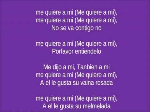 Heidy brown ft melymel (me quiere a mi) Letra-Lyrics