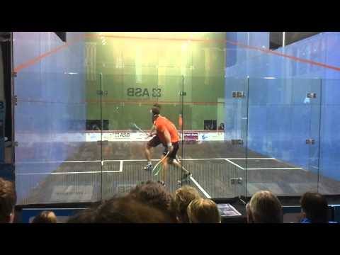 Squash European Team Championship 2012 - Germany vs. Netherlands Rösner vs. Anjema