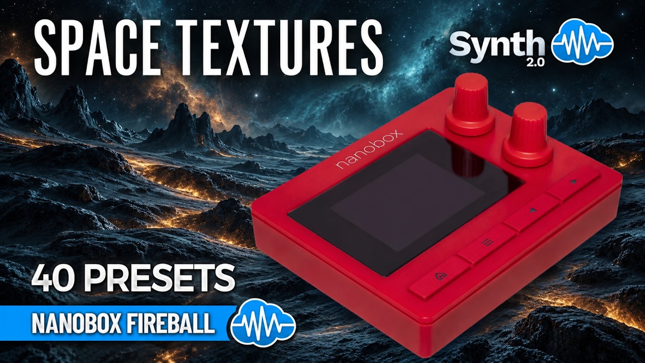 TPL111 - Space Textures - 1010 Music Nanobox Fireball ( 40 presets ) - Video Preview 1