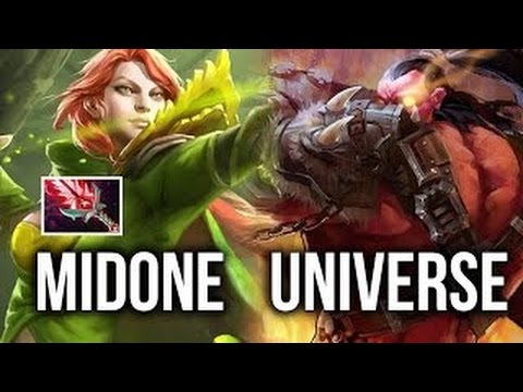 MidOne Windranger vs Universe Axe 6.87 Bloodthorn 8k MMR Gameplay Dota 2