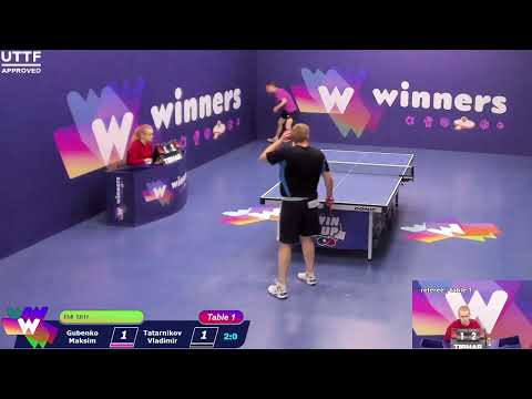 WINners CUP table 1 16.01 Gubenko Maksim - Tatarnikov Vladimir 14:30