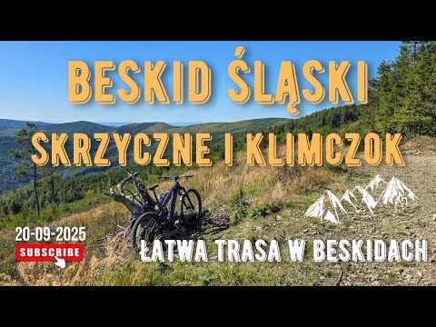 Beskid Śląski MTB - łatwa trasa z żoną | Skrzyczne | Klimczok | Przełęcz Karkoszczonka | eMTB