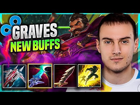 PERKZ TRIES GRAVES WITH NEW BUFFS! - C9 Perkz Plays Graves JUNGLE vs Lee Sin! | Season 11