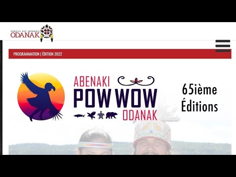 festival des Abénakis "POW WOW" à Odanak