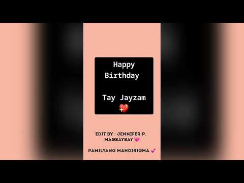 Happy  Birthday Jayzam Manabat || #JAMILL 💖
