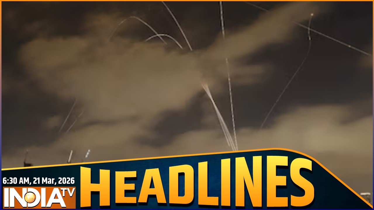 Headlines Today : जंग के 22वें दिन ईरान का हमला जोरदार | Iran Attack On Israel | Jerus