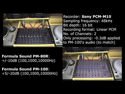Zitro: Formula Sound PM-80R vs PM-100 comparison / comparativa