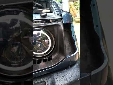 Part2 Convert Pajero headlight (square  type to ball type or eagle type)