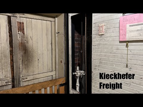 Historic 1928 Kieckhefer "Pull the Rope" Freight Elevator