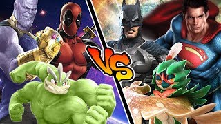 Marvel vs DC - Pokémon Theme Battle