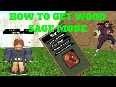 Nrpg Beyond How To Get Hashirama S Sage Mode Sage Art Wood - how to get ken haki dodge ability roblox steve s one piece