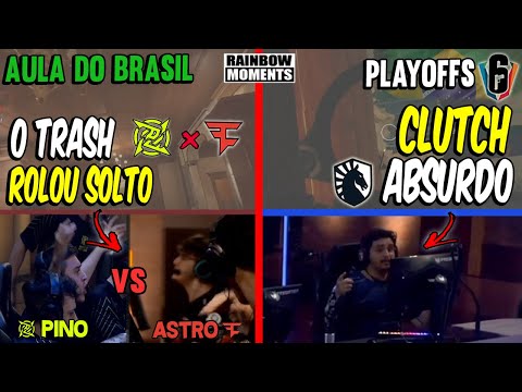PINO E ASTRO SE FARPANDO NA PARTIDA, CLUTCH INCRÍVEL DO PSK, RAPPZ DESTRUINDO - PLAYOFFS DO INVI #2