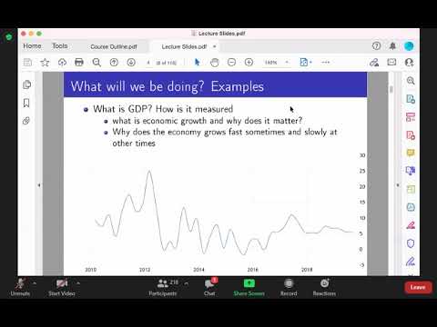 Macroeconomics Session 1